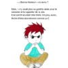 Photo intérieur livre avec le petit garçon assis et en colère