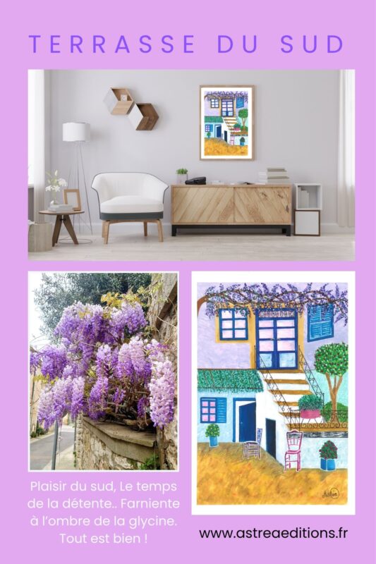 Affiche de présentation du tableau 05 - Terrasse du Sud