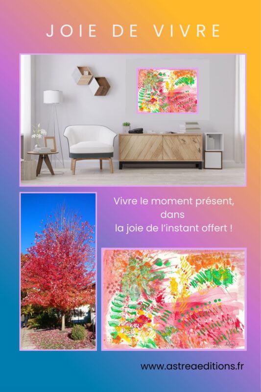Affiche de présentation du tableau 06 - Joie de vivre