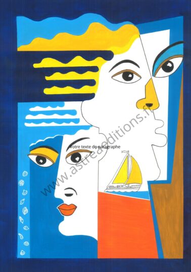 tableau visages-mer-et-plage avec filigrane