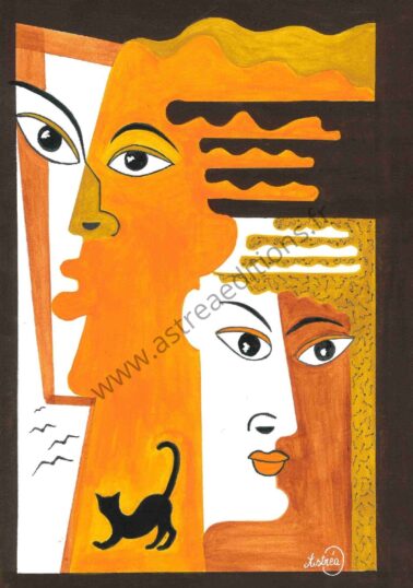 tableau visages-terres-et-ocres