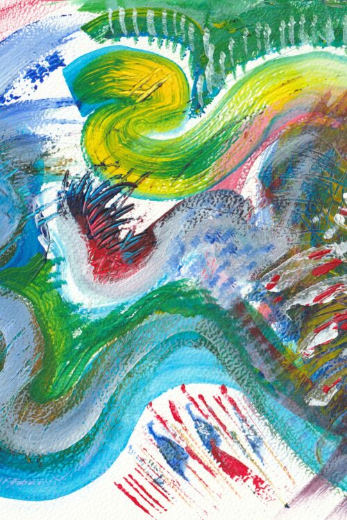 peinture horizontale sur le thème Dragon