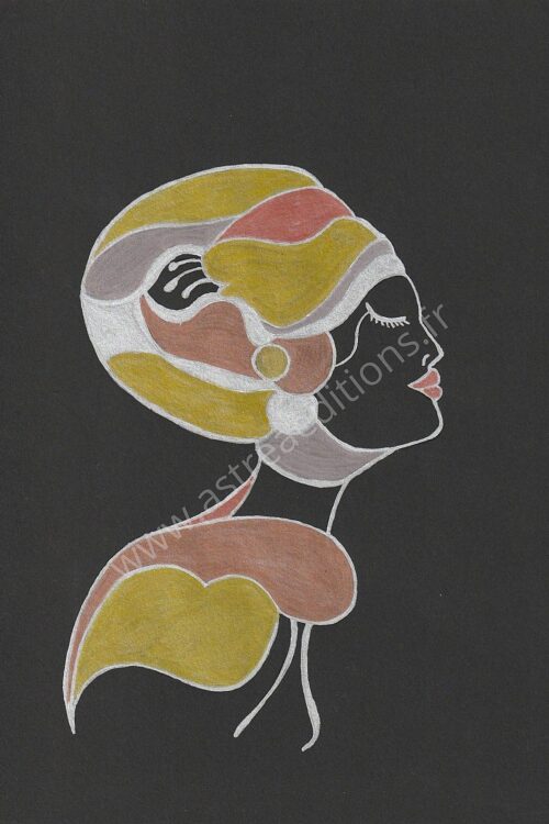 Femme arabe - argent et chrome