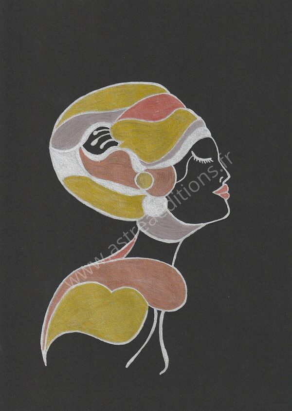 Femme arabe - argent et chrome