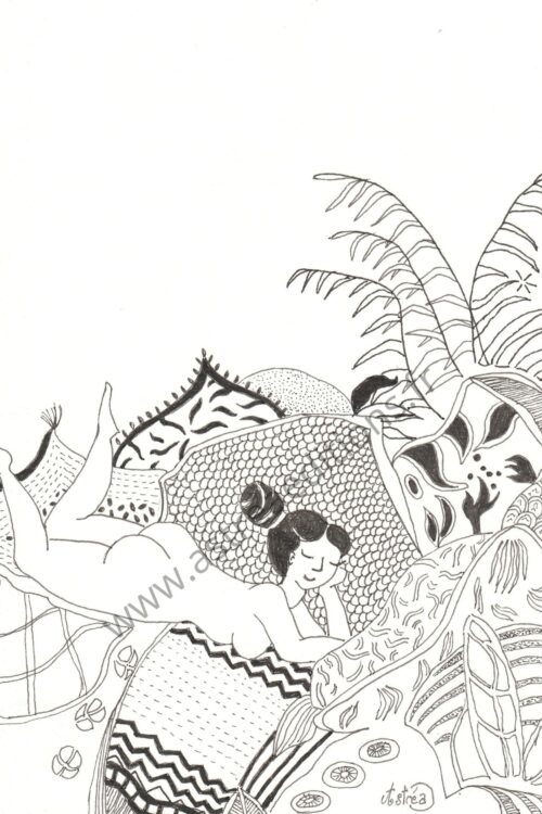 Rêverie - Carte d'illustration