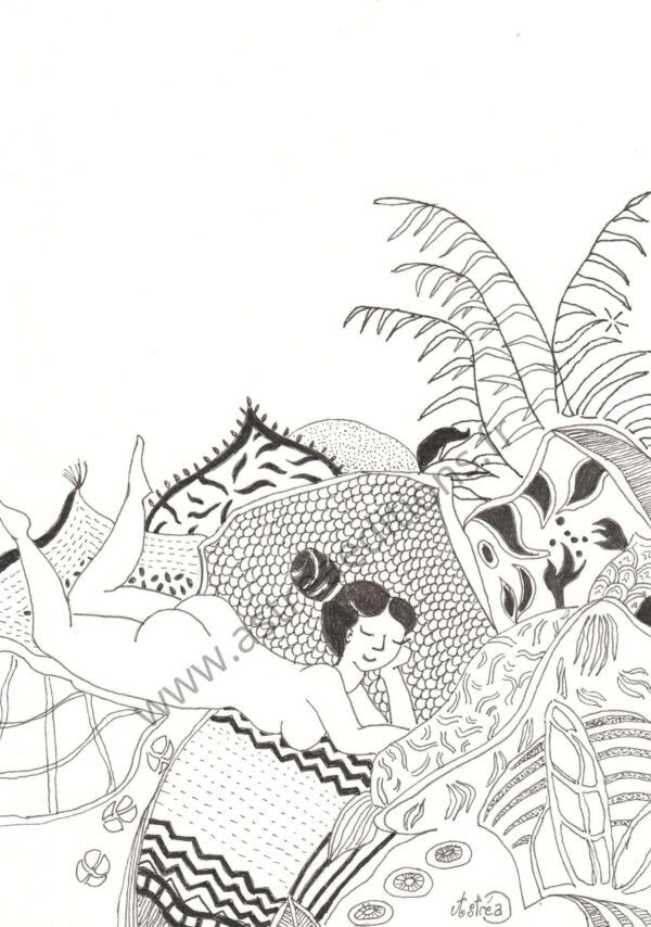 Rêverie - Carte d'illustration