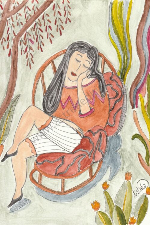 Sieste au jardin