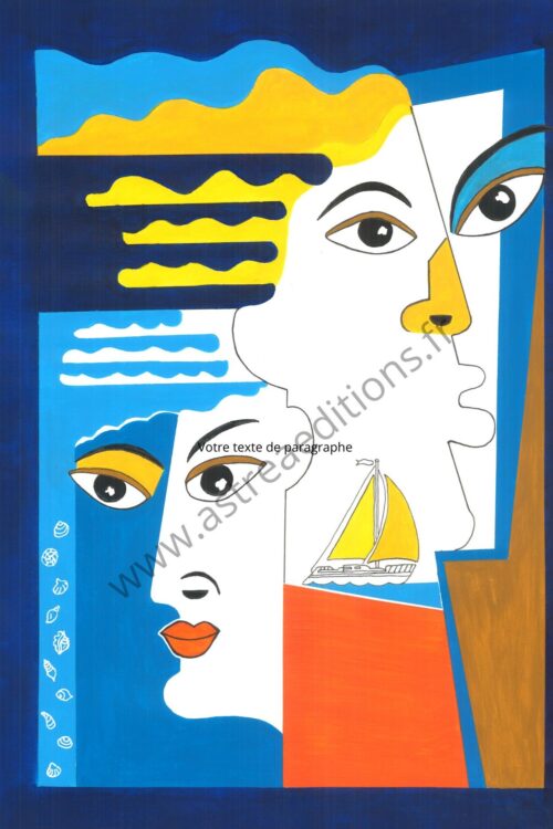 tableau visages-mer-et-plage avec filigrane
