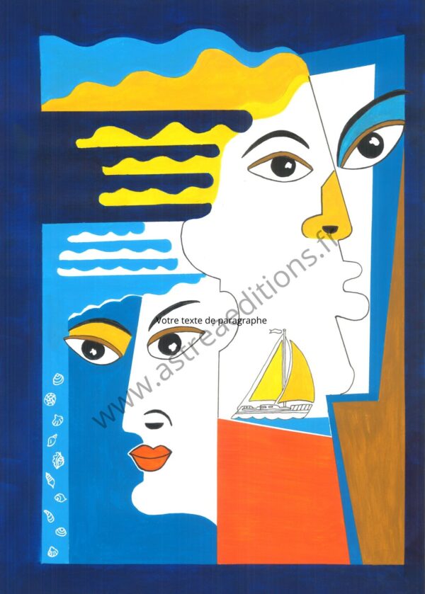 tableau visages-mer-et-plage avec filigrane