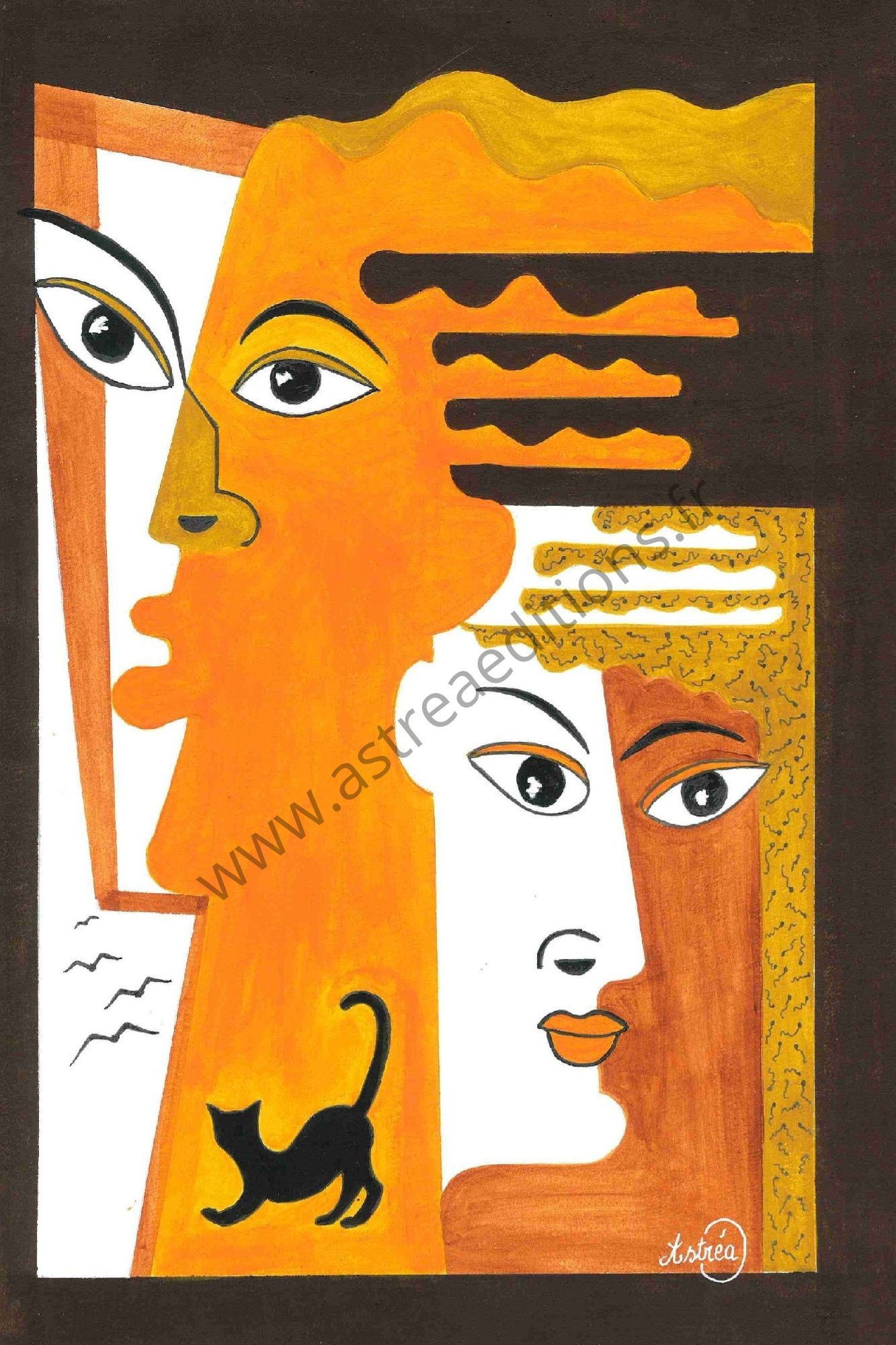 tableau visages-terres-et-ocres