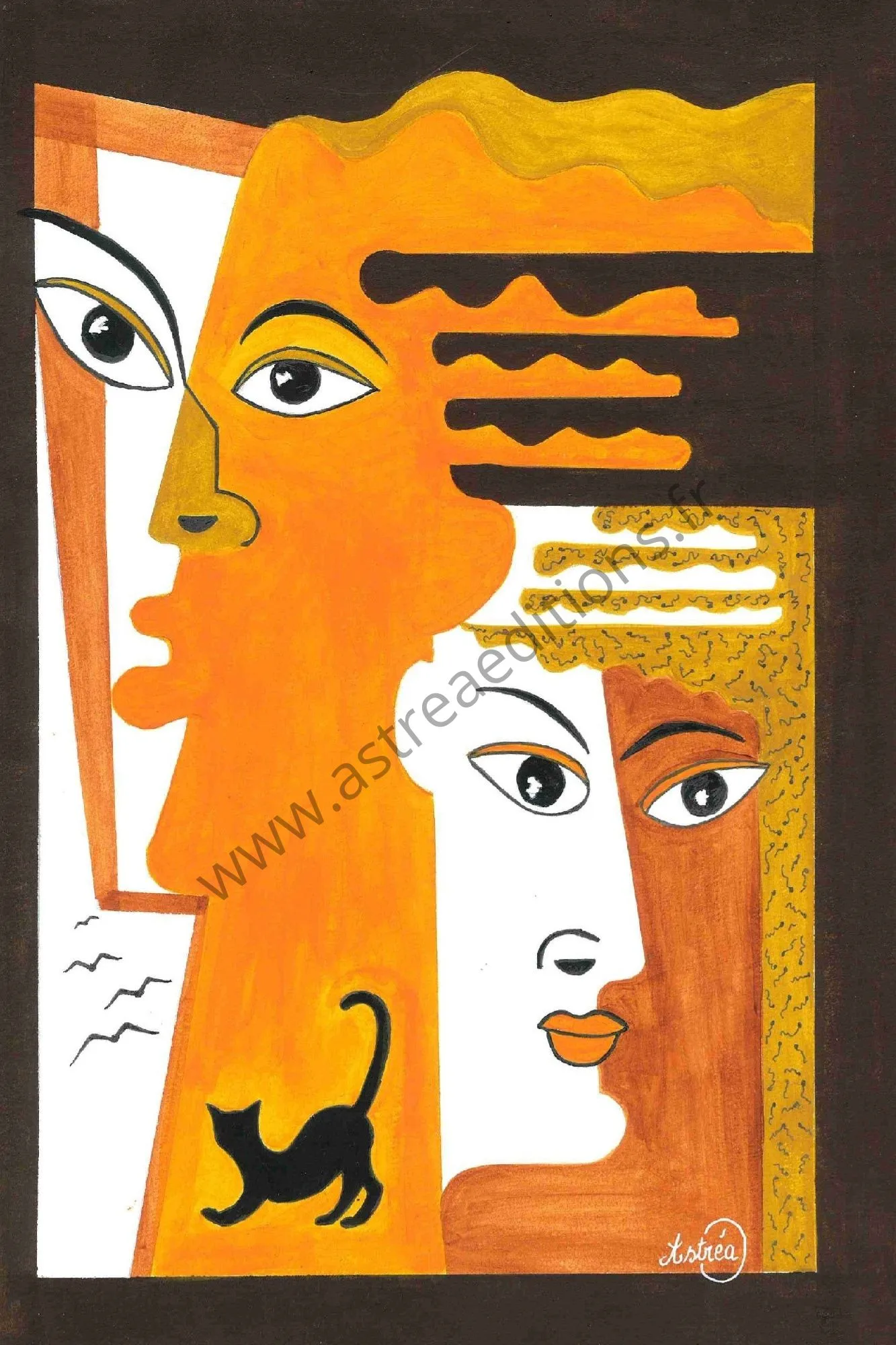 tableau visages-terres-et-ocres